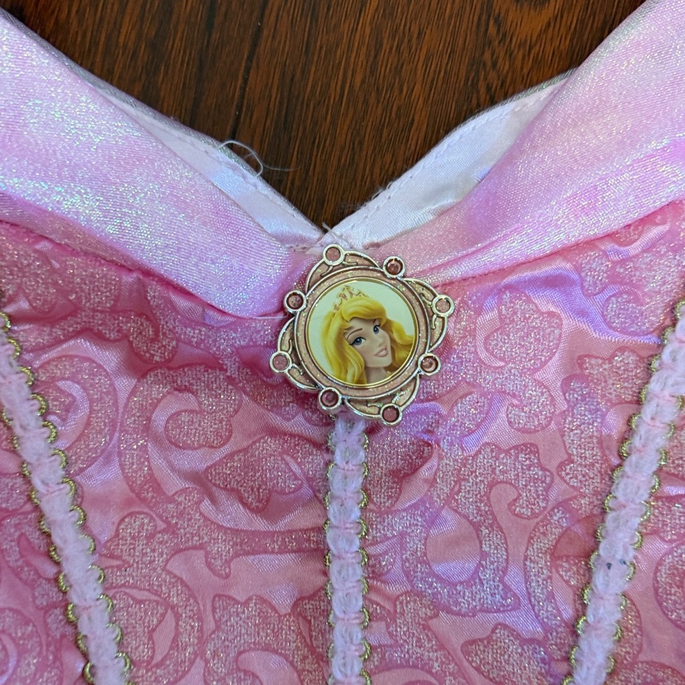 Disney Parks Princess Aurora Sleeping Beauty Pink Kids Costume - Picture 5 of 10